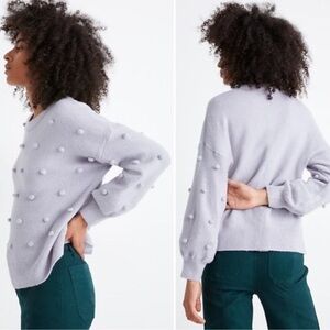 Madewell Sweater XS Brockton Bobble Pullover Sz XS